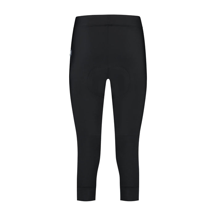 Rogelli Essential III driekwart fietsbroek dames zwart achterkant.