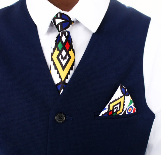 Fabrosanz: Colorful Nguni Print Tie