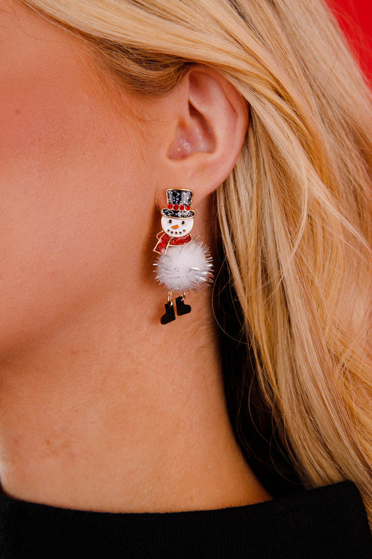 FINAL SALE: Look At Frosty Go Earrings