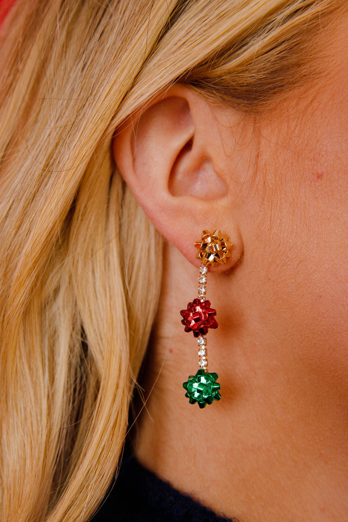 FINAL SALE: Top it Off Earrings-Multi