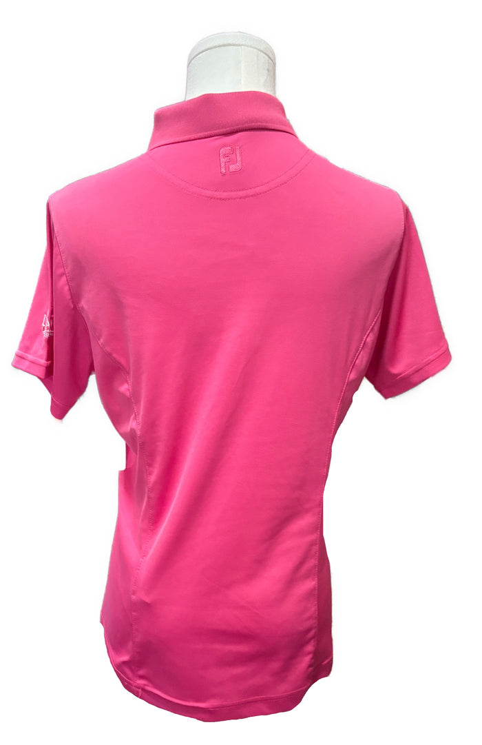 Footjoy Pink Women's Golf Polo w/ Logo Size S MSP $105