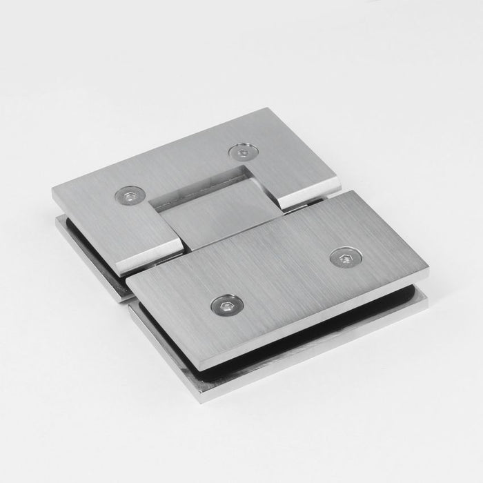 FORGE SHOWER HINGE HEAVY DUTY GLASS TO GLASS 180 Degrees 10mm and 12mm glass glass - Image 6
