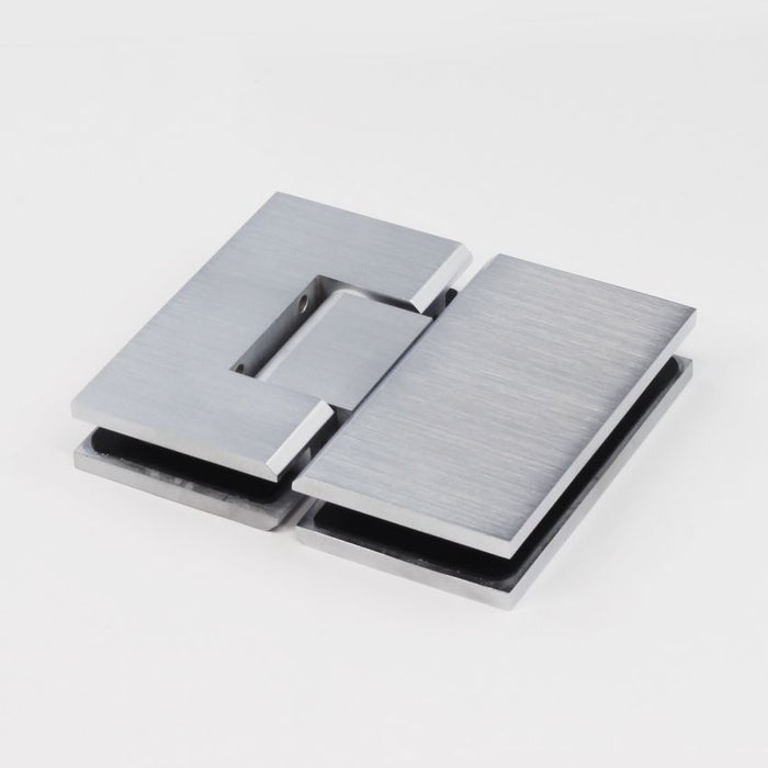 FORGE SHOWER HINGE HEAVY DUTY GLASS TO GLASS 180 Degrees 10mm and 12mm glass glass - Image 7