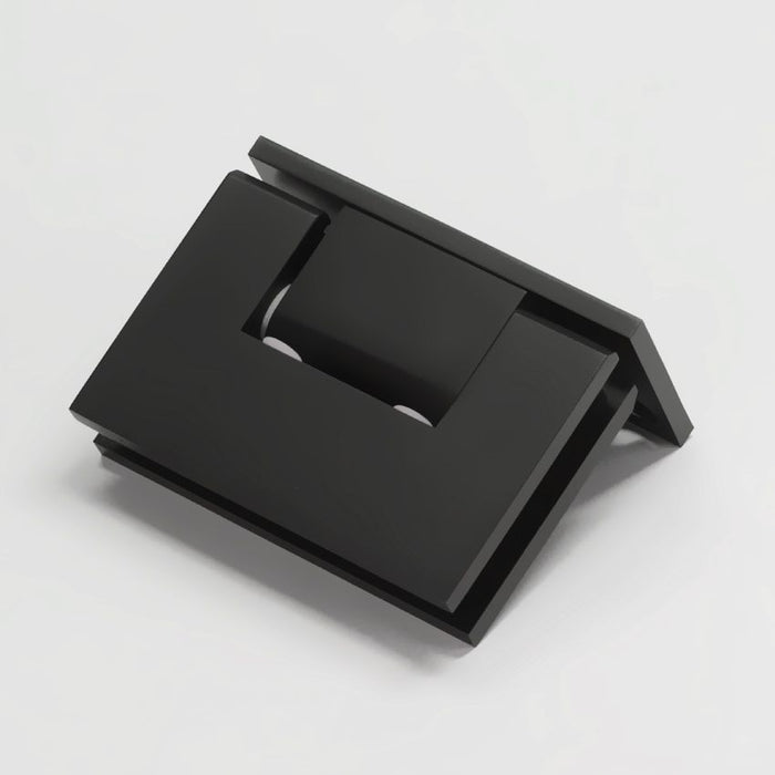FORGE SHOWER HINGE MICRO GLASS TO WALL L-SHAPE 90 Degrees 6mm and 8mm glass - Image 2