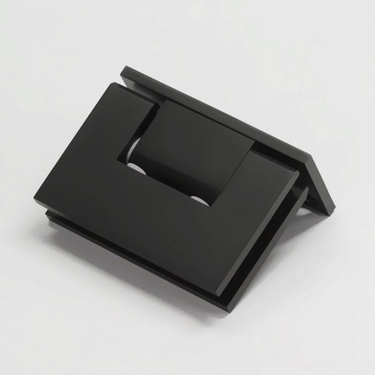 FORGE SHOWER HINGE MICRO GLASS TO WALL L-SHAPE 90 Degrees 6mm and 8mm glass - Image 2