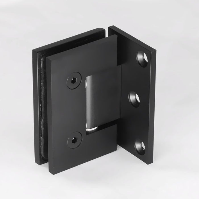FORGE SHOWER HINGE MICRO GLASS TO WALL L-SHAPE 90 Degrees 6mm and 8mm glass - Image 3