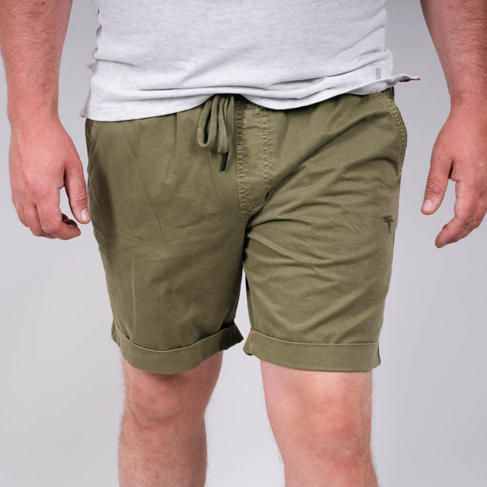 Gare Cotton Twill Chino Short - Four Leaf
