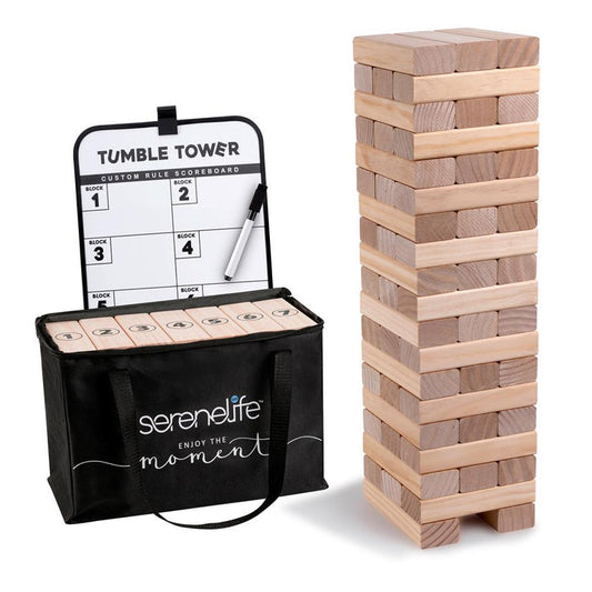 Giant Tumble Tower Blocks
