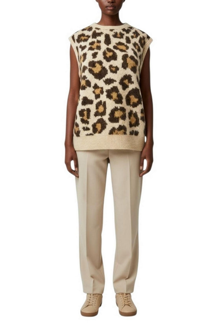 gilet donna fantasia maculata
