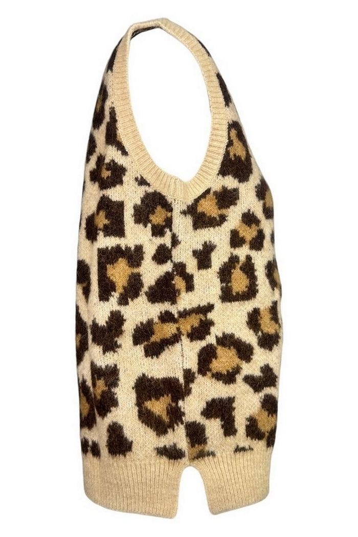 gilet donna fantasia maculata