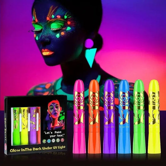 Glowrush UV Face & Body Crayons