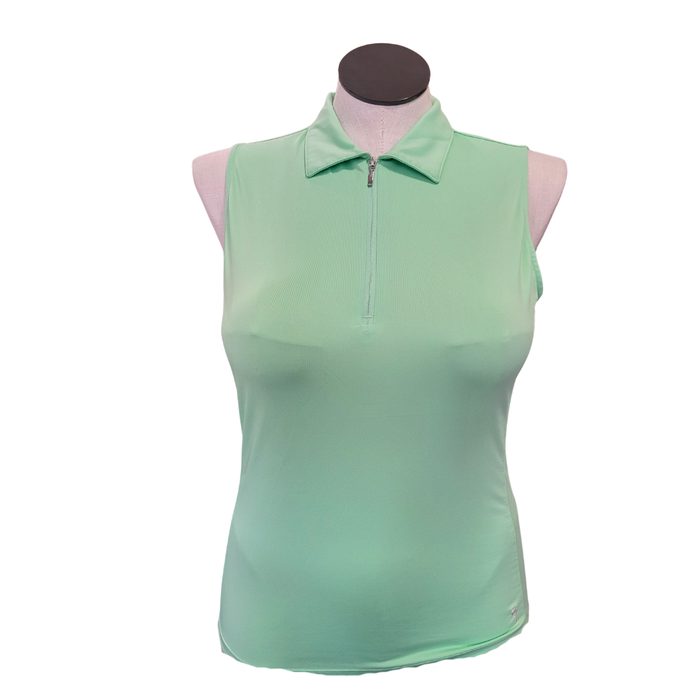 Golftini 1/4 Zip Sleeveless Polo Size L MSP$90