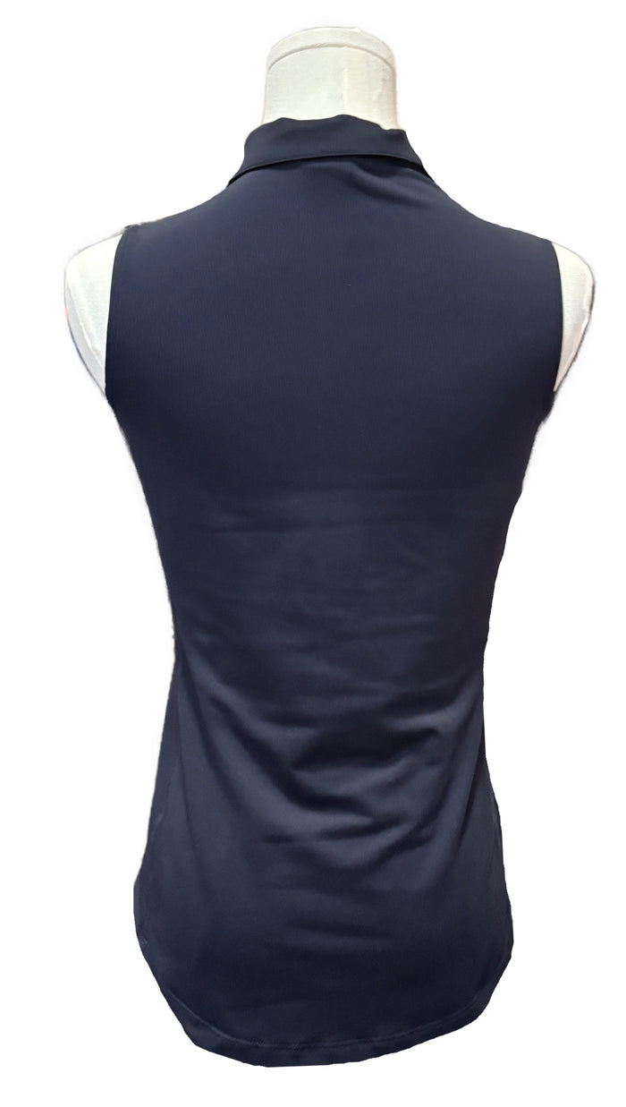 Golftini Solid Sleeveless Polo Size XS MSP $98