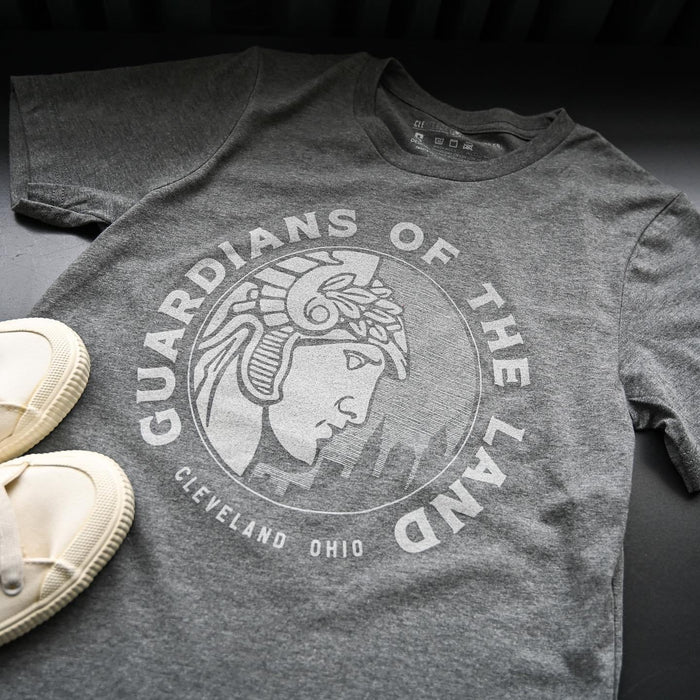 Guardians Of The Land Skyline Seal - Mens/Unisex Crew - Grey T-Shirt