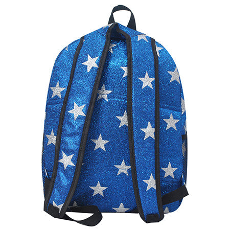!HOT DEAL! DEAL! Royal Blue Glitter Super Star NGIL Canvas Backpack