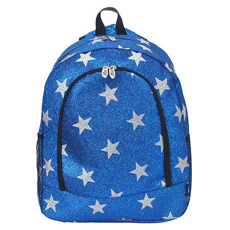 !HOT DEAL! DEAL! Royal Blue Glitter Super Star NGIL Canvas Backpack
