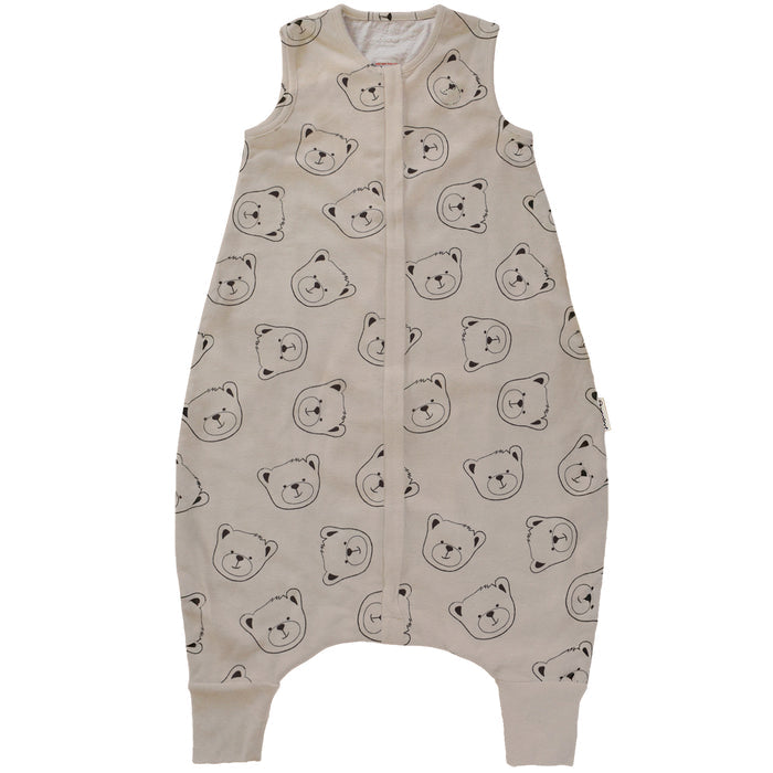Imperfect 4 Season® Baby Sleep Bag with Feet, Merino Wool & Organic Cotton, Teddy Bear