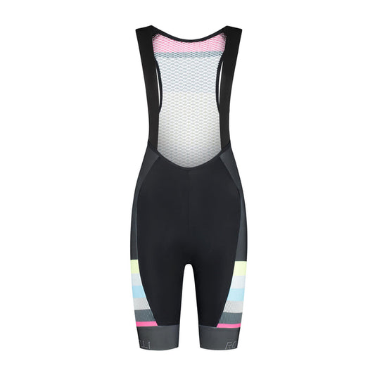 Rogelli Impress II korte fietsbroek dames zwart voorkant.