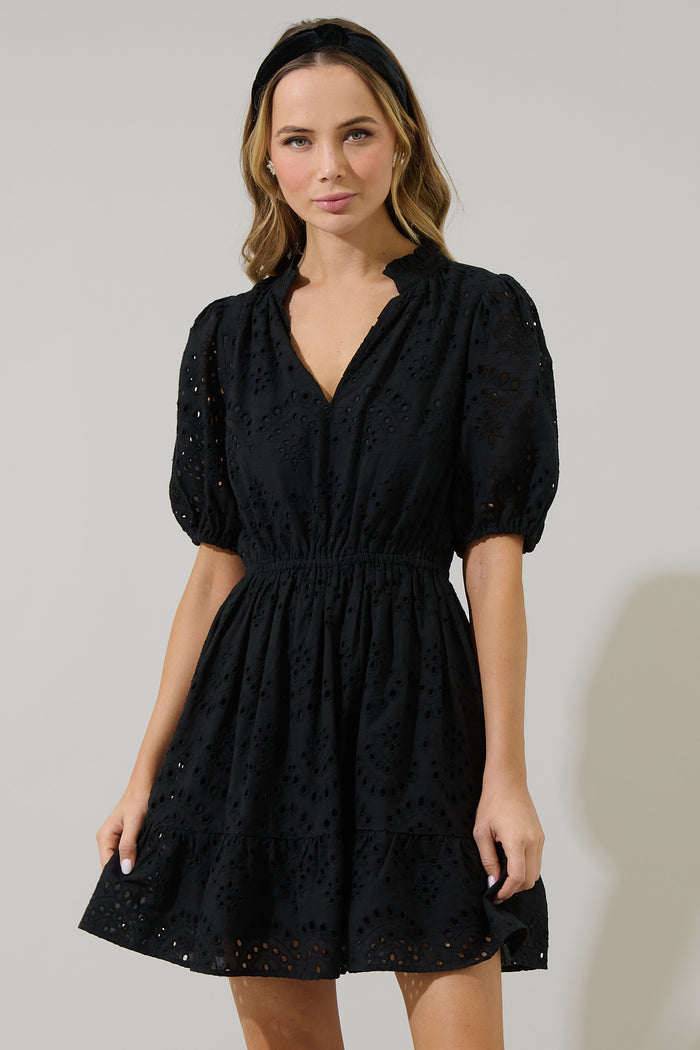 Ivy Eyelet Marissa Mini Dress