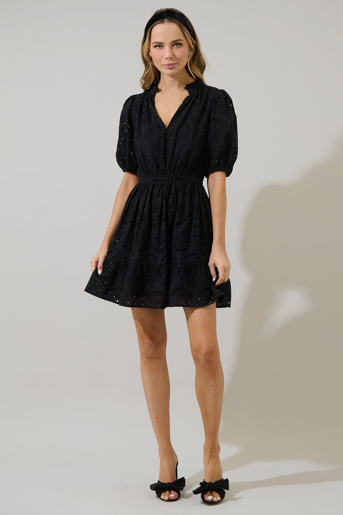 Ivy Eyelet Marissa Mini Dress