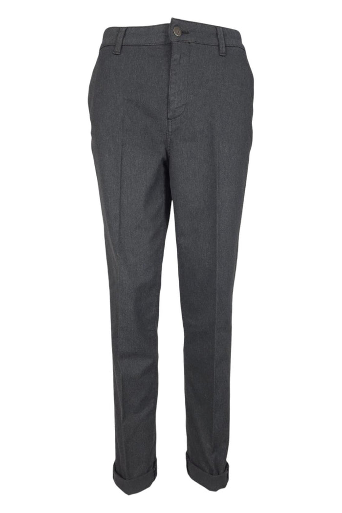 jeans donna tasca america in denim grigio