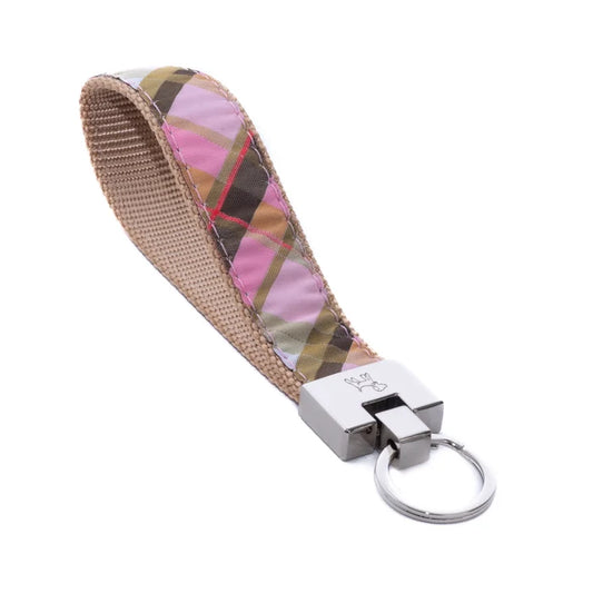 Key Ring | Pink Plaid