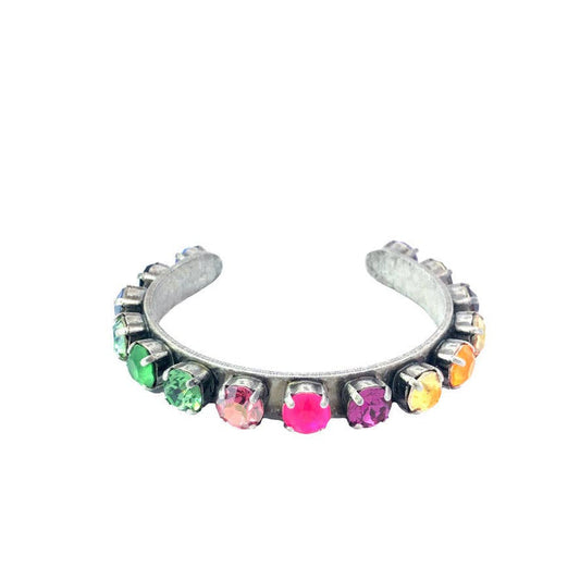 Kiki in Antique Silver Rainbow