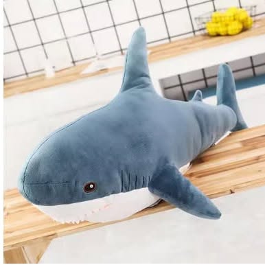 Large Size Shark Plush Toy Soft Cushion 110CM