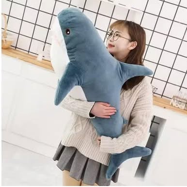 Large Size Shark Plush Toy Soft Cushion 110CM