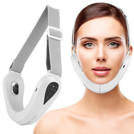 LED Microcurrent Facial Rejuvenation Device For Jawline Lifting And Beauty