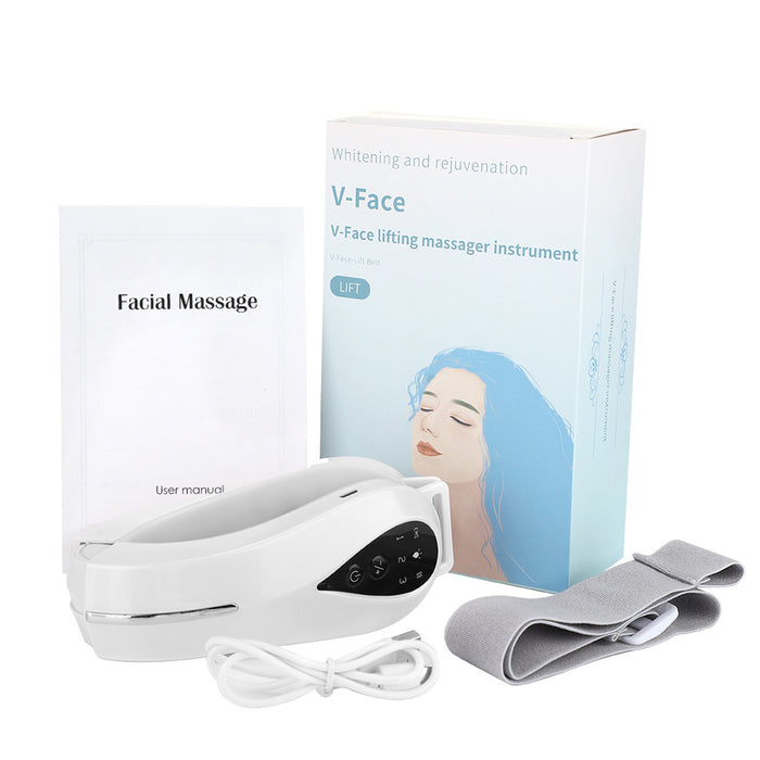 LED Microcurrent Facial Rejuvenation Device For Jawline Lifting And Beauty
