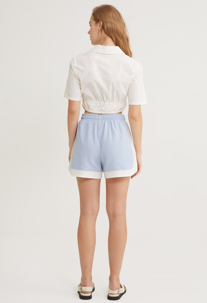 Leilani Knot Short Sleeves Top