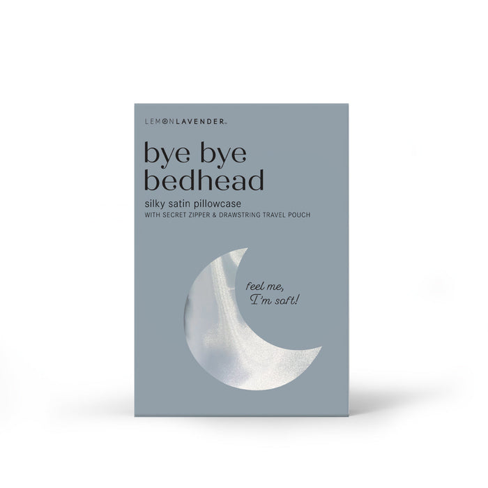Lemon Lavender - Bye Bye Bedhead - Silky Satin Pillowcase