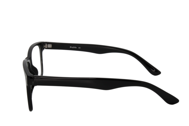 Lente con protección blue cut Defile Eyewear D8323DC2 Negro mate