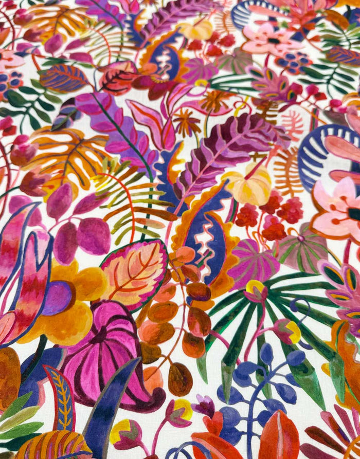Liberty Fabrics Augusta Linen Fabric, Jungle Trip A