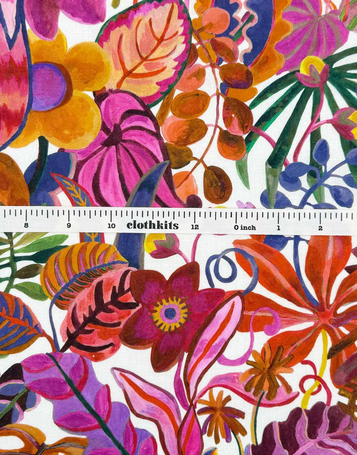 Liberty Fabrics Augusta Linen Fabric, Jungle Trip A