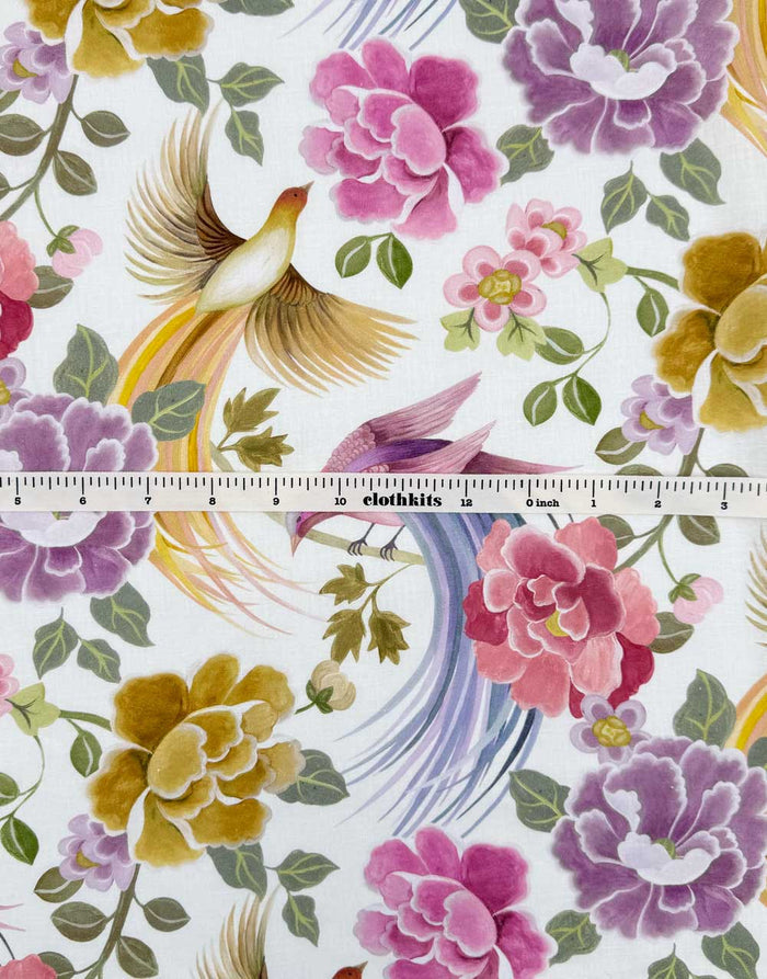 Liberty Fabrics Augusta Linen Fabric, Paradise Shawl A