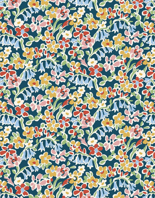 Liberty Fabrics Lasenby Quilting Cotton, Regent Meadow C