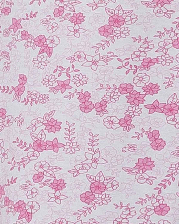 Lillian Floral Long Sleeve Cotton Jersey Nightdress - Image 3 - The Classic Boutique