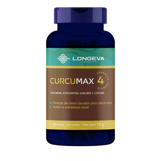 LONGEVA | Curcumax - Curcumina com Astaxantina (30 Cápsulas)