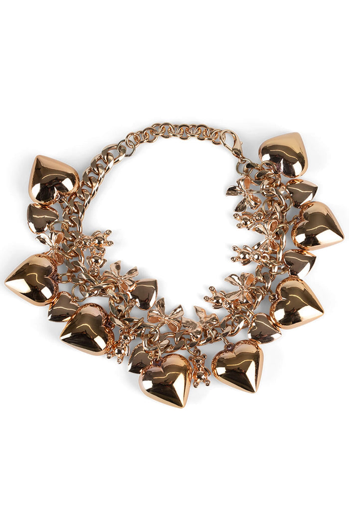 LOVE-BEAR Jeffrey Campbell Necklace Gold
