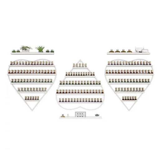 Love Nail Polish Display Set | 3pc | White