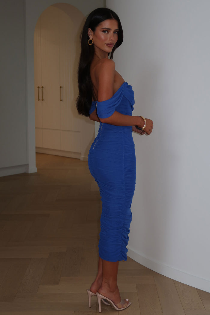 Lucinda Midi Dress - Royal Blue