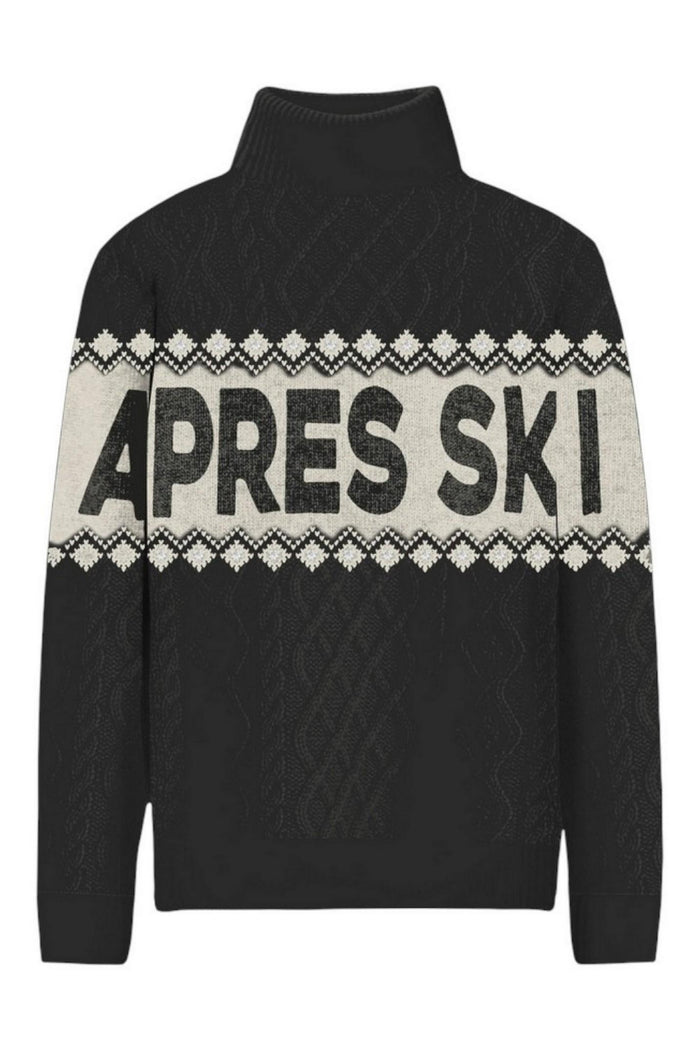 maglia donna anton apres ski nero