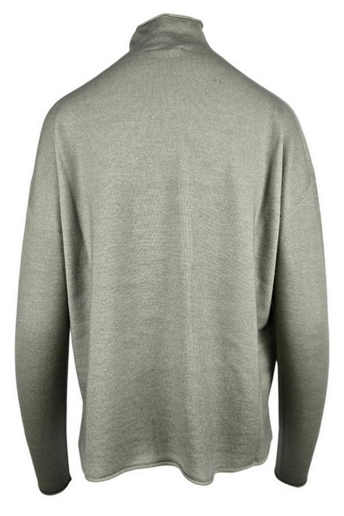 maglia donna lupetto salvia