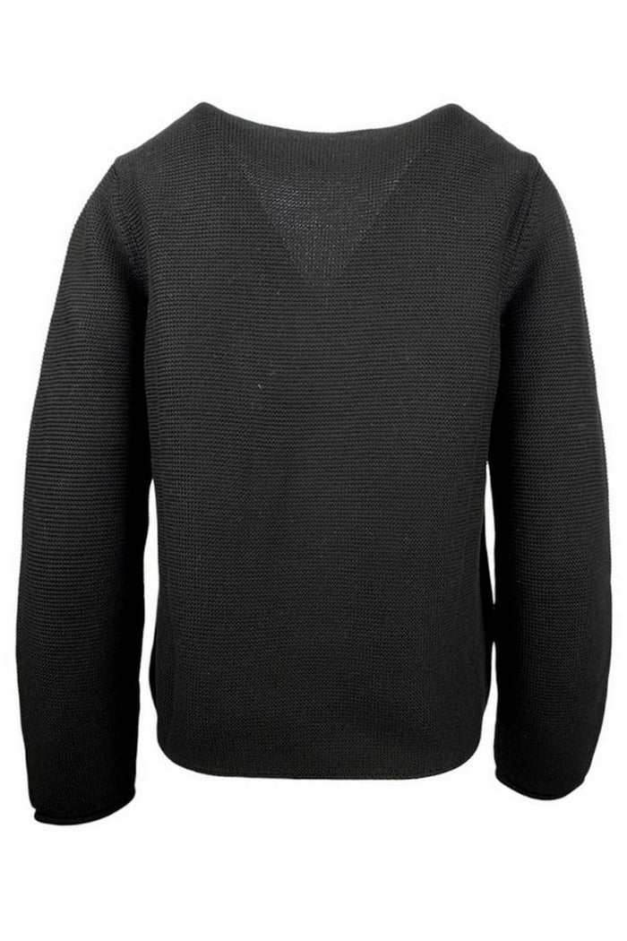 maglia donna scollo a v punto links nero