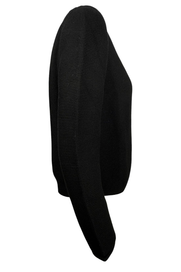 maglia donna scollo a v punto links nero