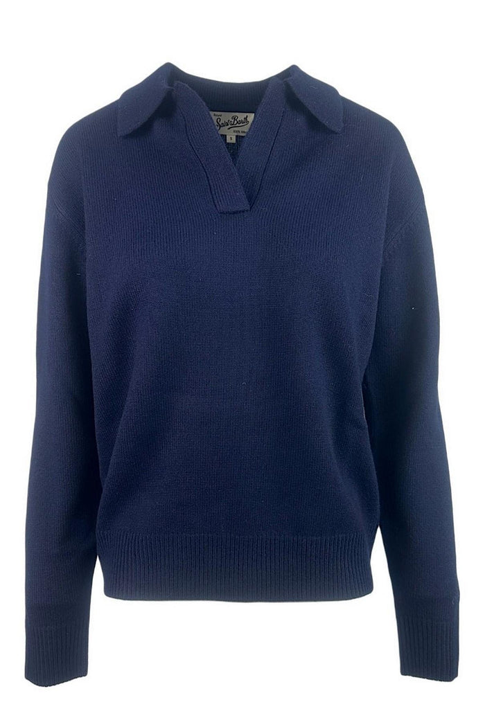 Maglione donna blu navy Eze
