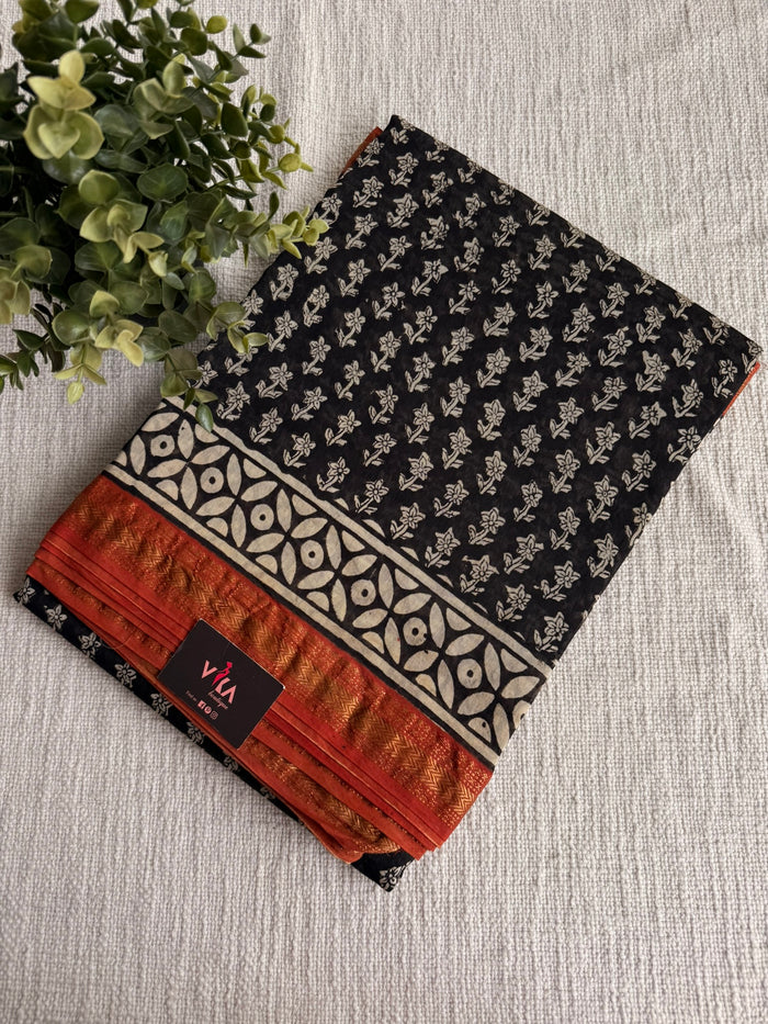 Maheswari border chanderi saree
