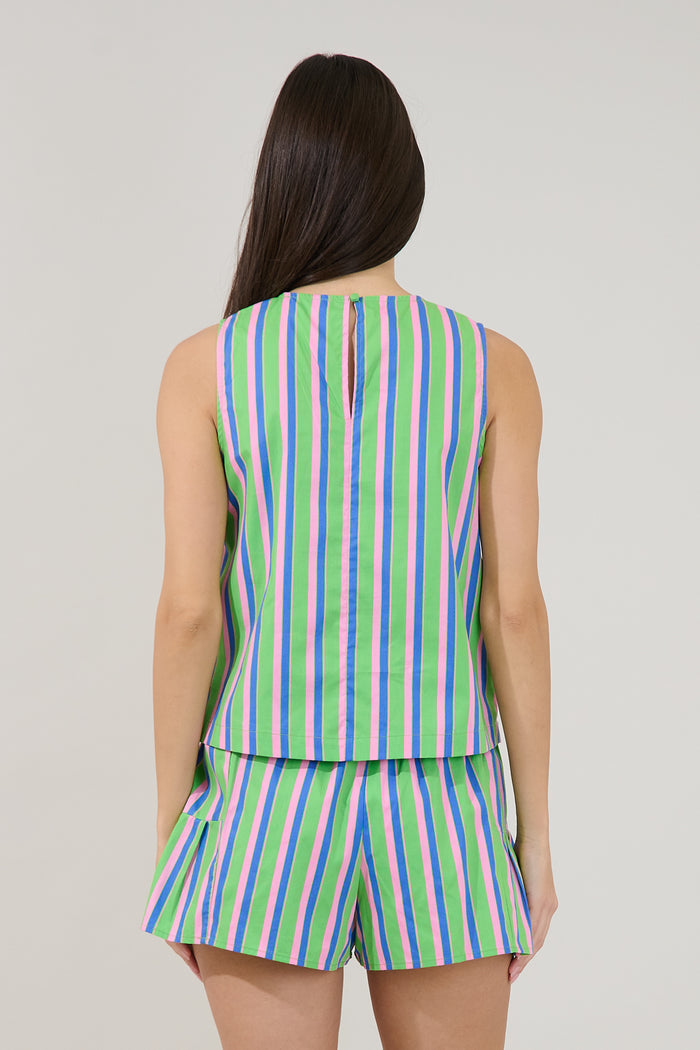 Marget Sleeveless Top Stripe